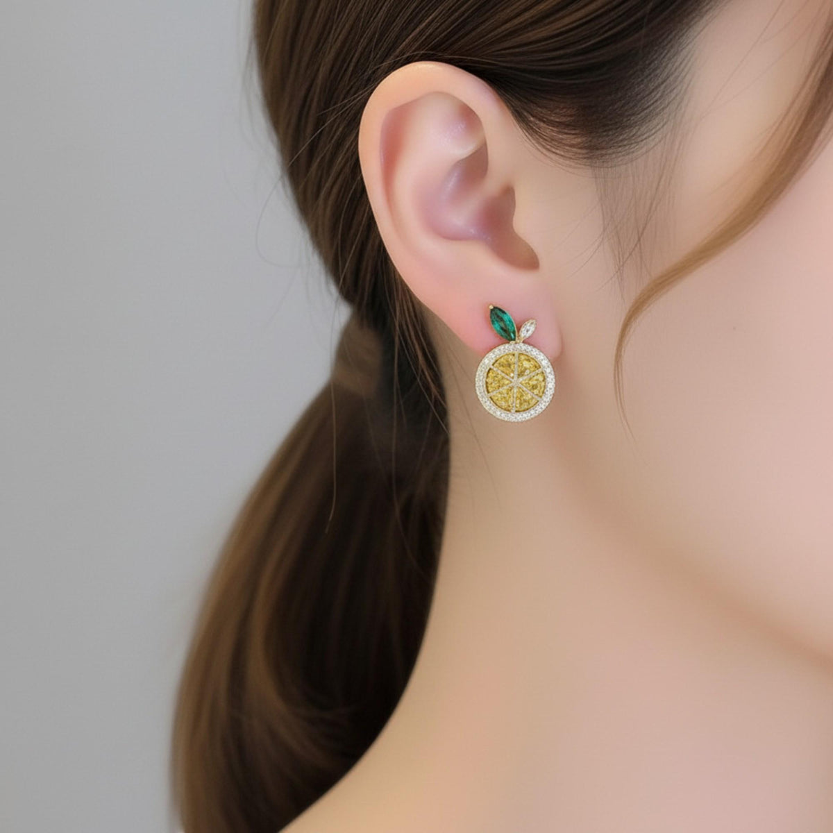 Lemon Stud Earrings