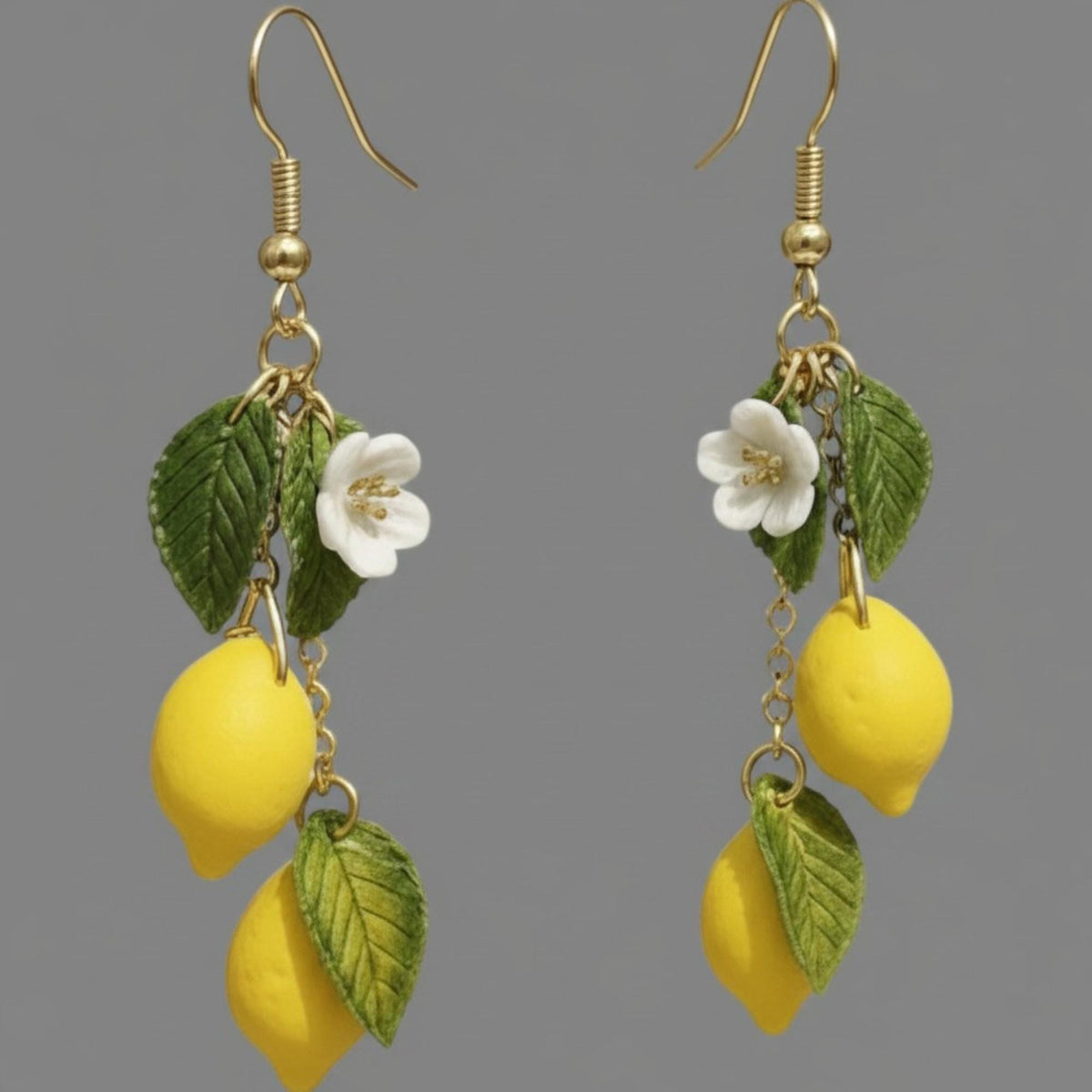 Lemon Dangle Earrings