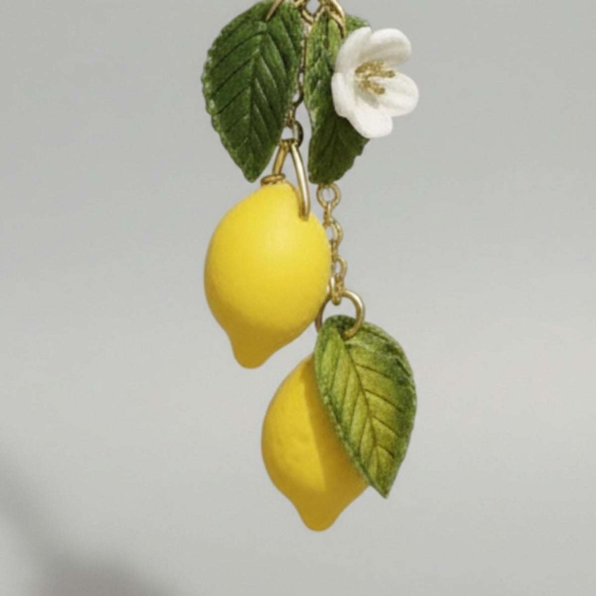 Lemon Dangle Earrings