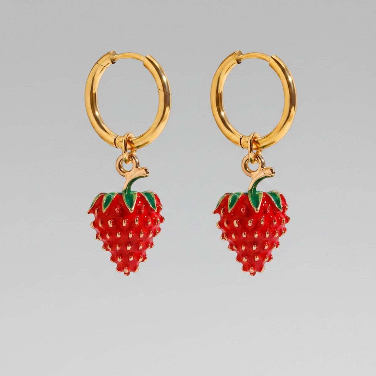 Strawberry Drop Earrings