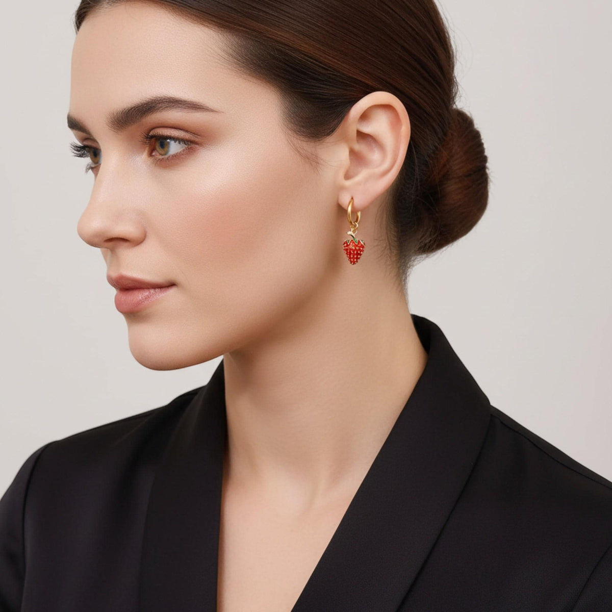 Strawberry Drop Earrings