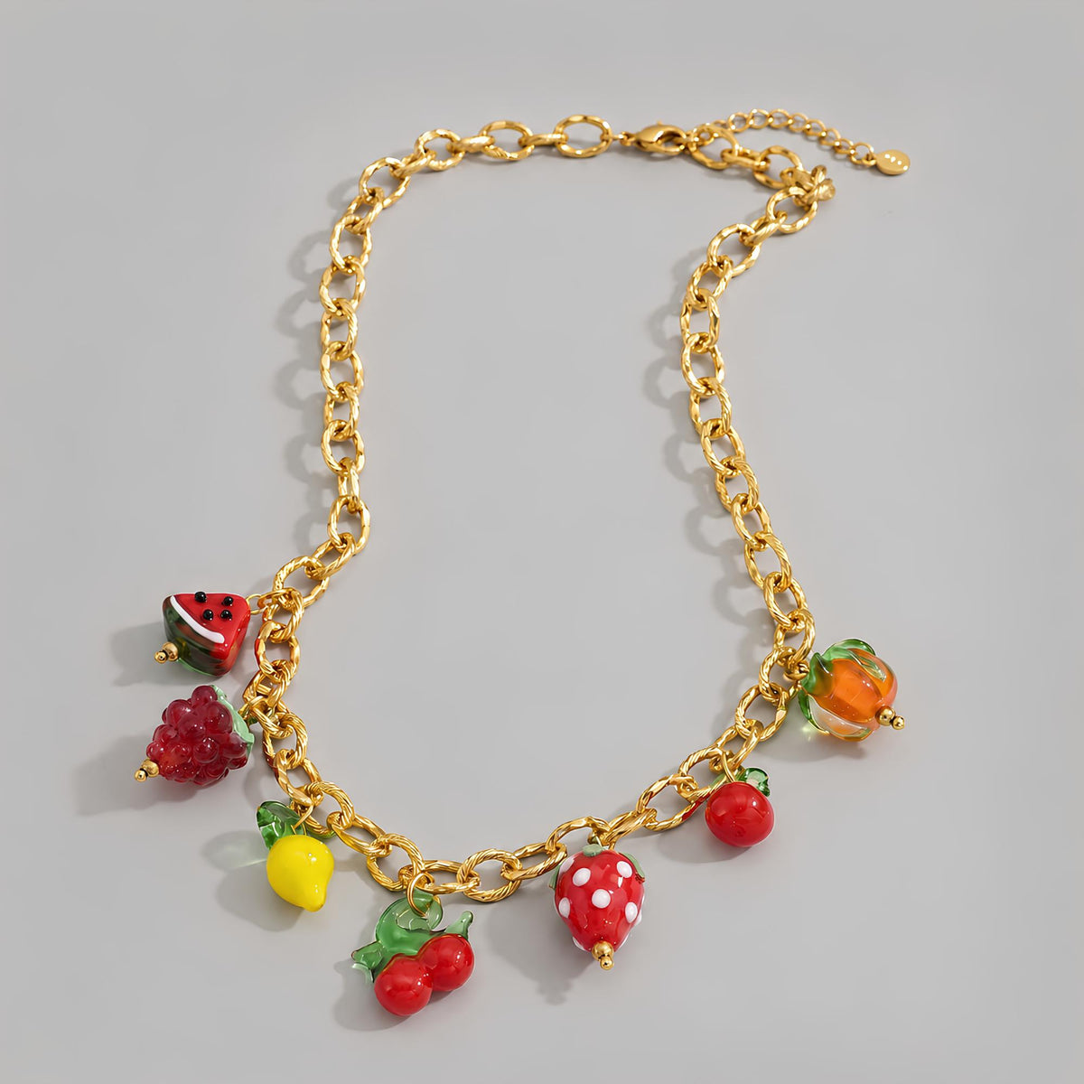 Fruit Charm Necklace