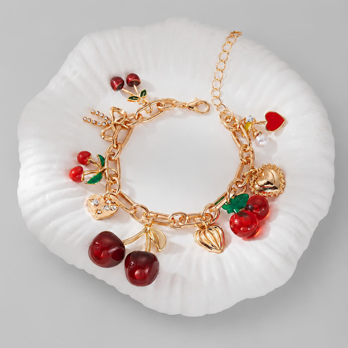 Cherry Charm Bracelet