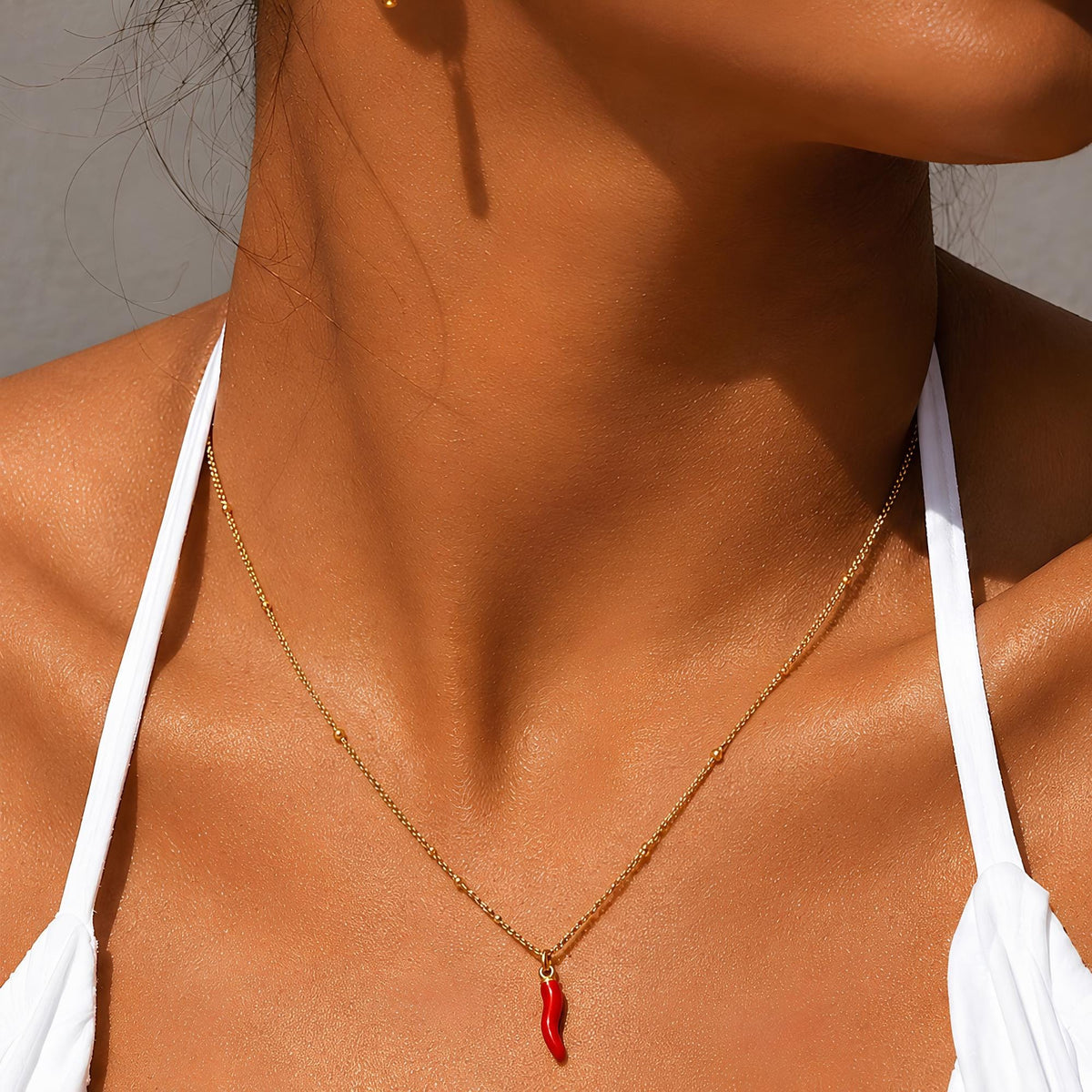Red Chili Pepper Necklace