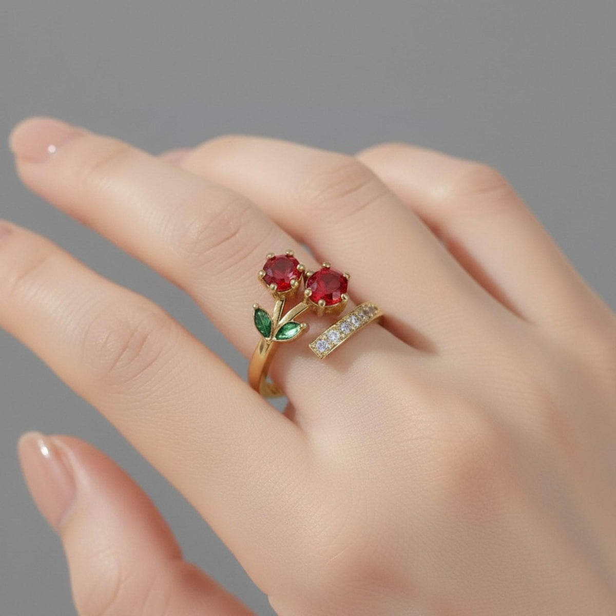 Cherry Gold Ring
