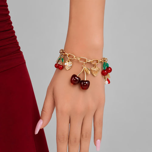 Cherry Charm Bracelet