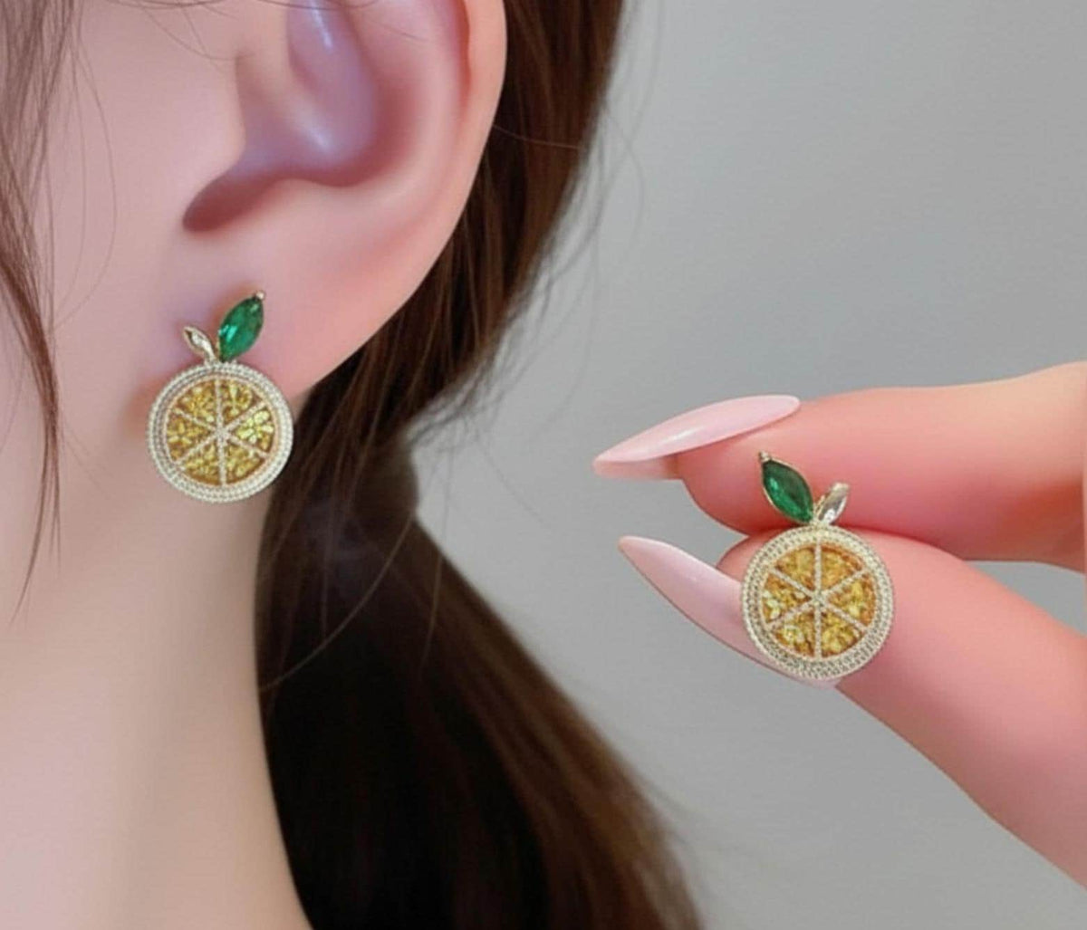 Lemon Stud Earrings
