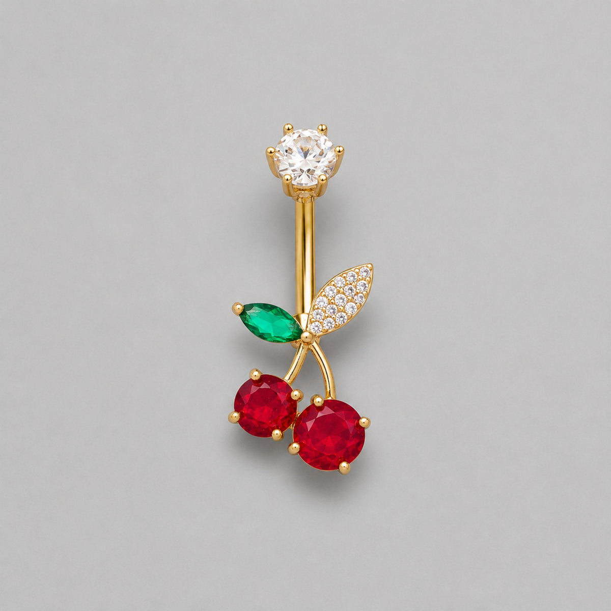 Cherry Belly Button Ring