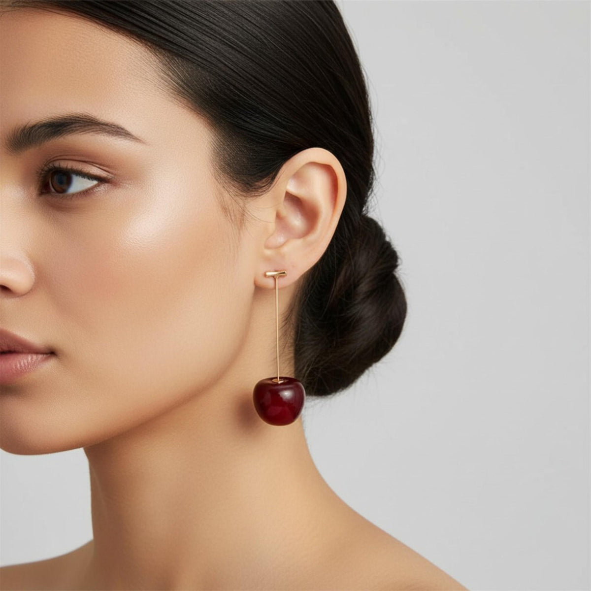 Cherry Drop Earrings