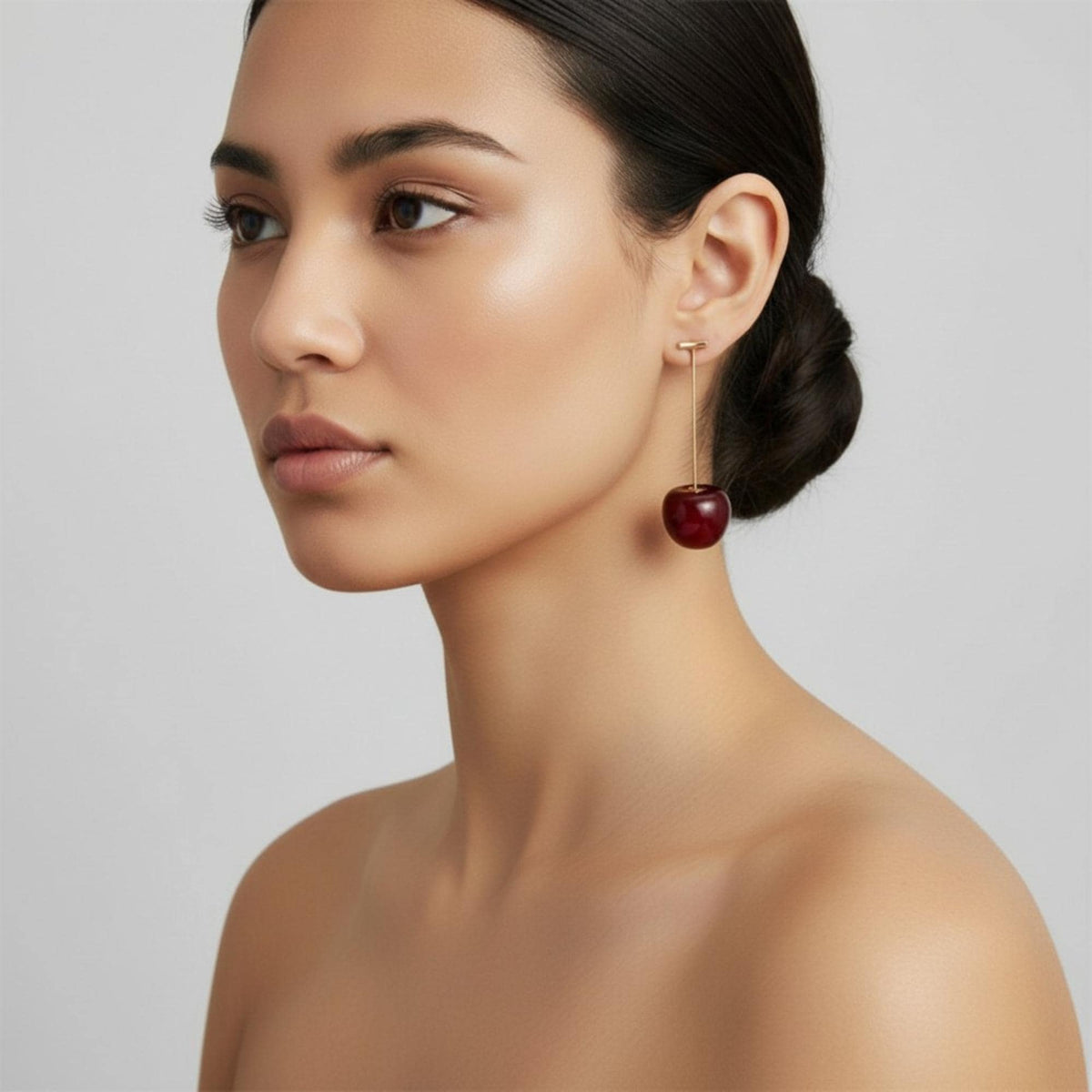 Cherry Drop Earrings