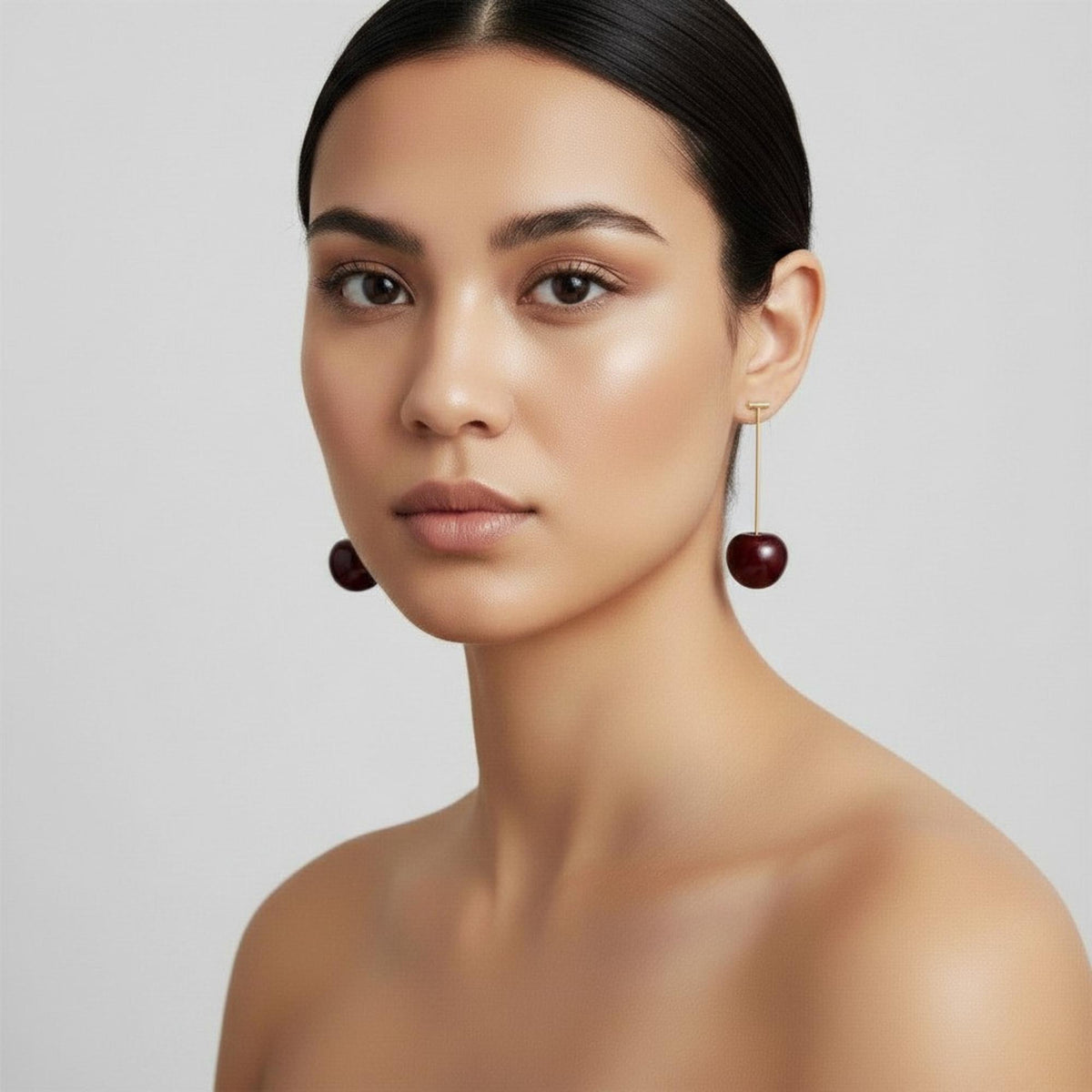 Cherry Drop Earrings