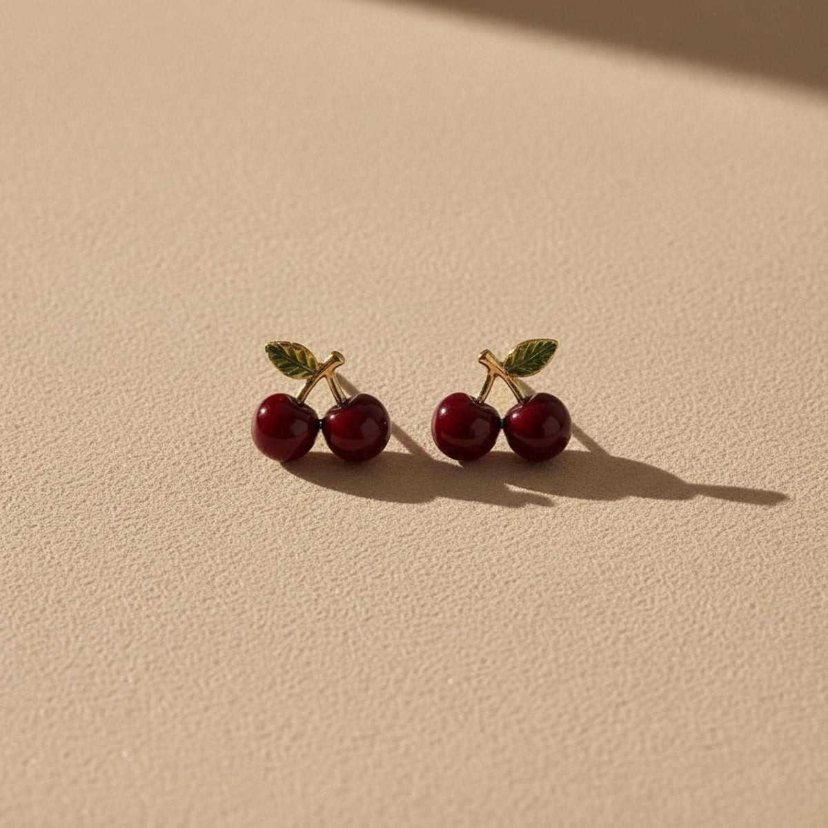 Cherry Stud Earrings