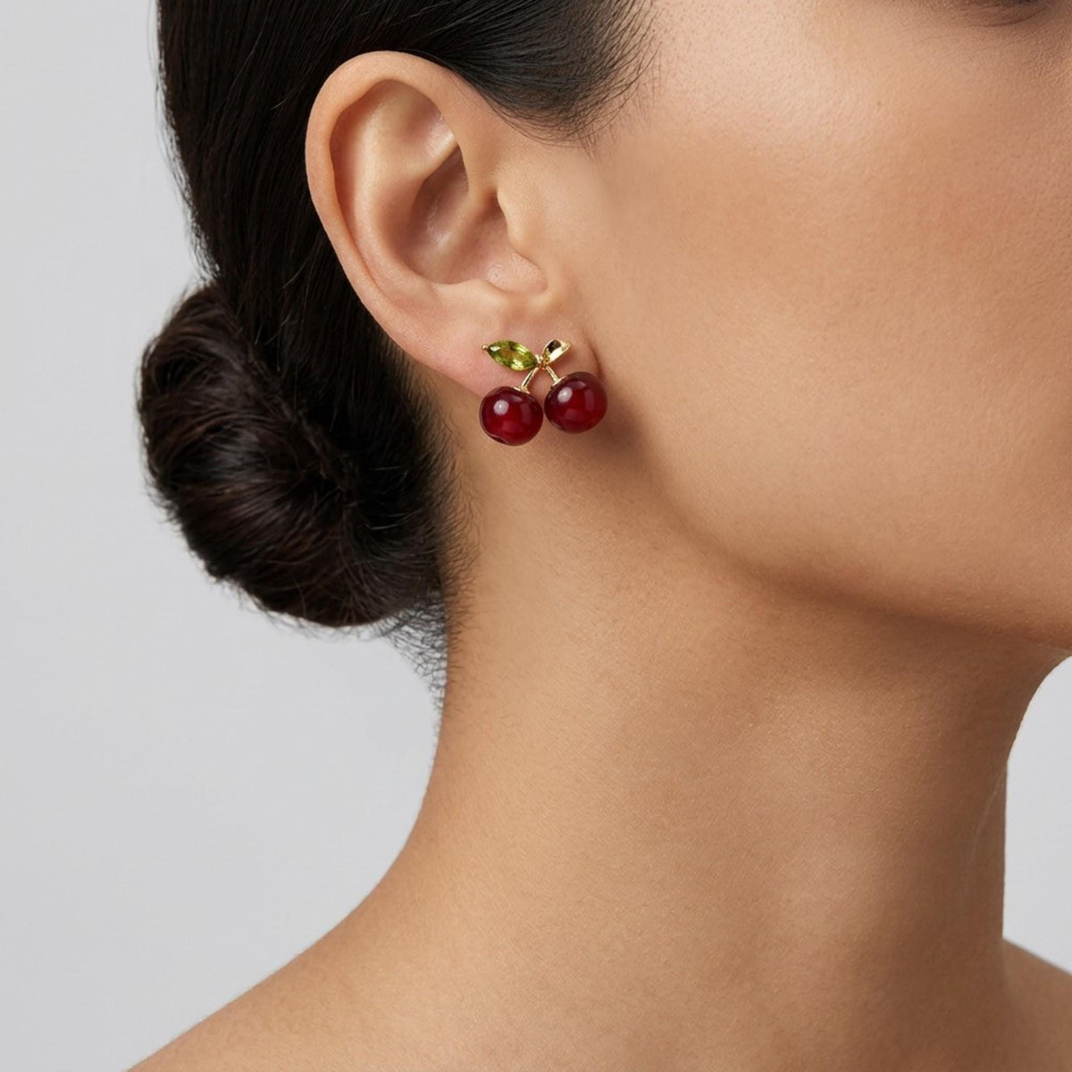 Cherry Stud Earrings